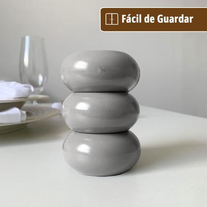 Imagem de kit 4 Anel Porta Guardanapo Argola Mesa Posta 6cm Lisa Cz