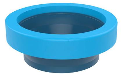 Imagem de Kit 4 anel vedacao para vaso sanitario com guia blukit