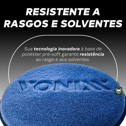 Imagem de Kit 4 Aplicadores Espuma Automotivo Cera Plástico Pneu Vonixx