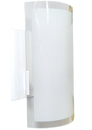 Imagem de Kit 4 Arandela Calha de Parede Com Vidro Pintado