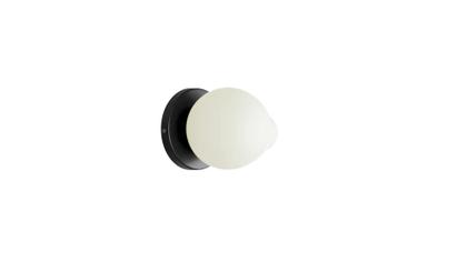 Imagem de Kit 4 Arandela Slim Globo 10 Jabuticaba Preto Fosco