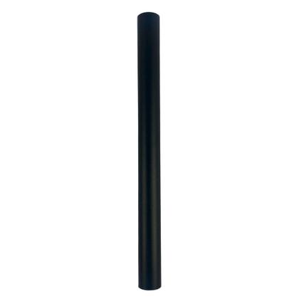 Imagem de Kit 4 Arandela Tubo Cilindro Aluminio Preto 40cm + Lâmpada Led Branco Quente