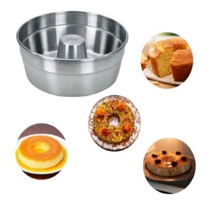 Imagem de Kit 4 Assadeiras - Formas Pão Grande 2pçs - Forma de Pudim de 20cm - Forma Retangular Alta  de 36cm