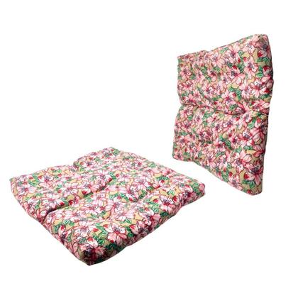 Imagem de Kit 4 Assento Para Cadeira Futon 40x40cm Cores Variadas Estampadas