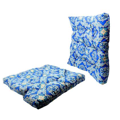 Imagem de Kit 4 Assento Para Cadeira Futon 40x40cm Cores Variadas Estampadas