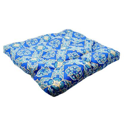 Imagem de Kit 4 Assento Para Cadeira Futon 50x50cm Cores Variadas Estampadas