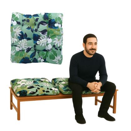 Imagem de Kit 4 Assento Para Cadeira Futon 50x50cm Cores Variadas Estampadas