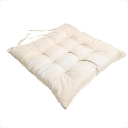 Imagem de Kit 4 Assentos Futton C/Cordinhas Para Amarrar Confortável Diversas Cores Futon Decoração Para Cadeiras Banquetas Piquenique