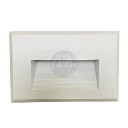 Imagem de Kit 4 Balizador Parede Embutir 2w 4x2 Branco Quente 3000k IP65
