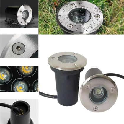 Kit 4 Balizadores Led Smd Blindado 1W Bivolt Spot Embutir Em - Mgc Imagem de Kit 4 Balizadores Led Smd Blindado 1W Bivolt Spot Embutir Em