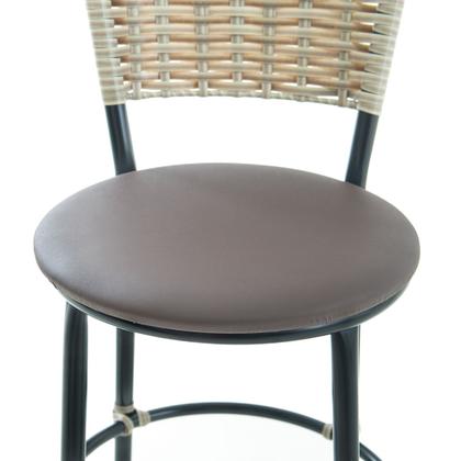 Imagem de Kit 4 banquetas baixa cozinha gourmet decoração