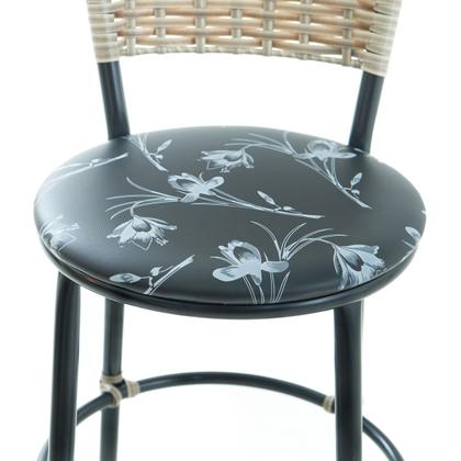 Imagem de Kit 4 banquetas baixa cozinha gourmet decoração