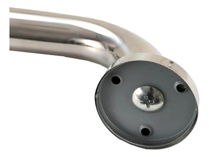 Imagem de Kit 4 Barras De Apoio Banheiro 40cm Suporte para PCD Deficiente Físico e Idosos