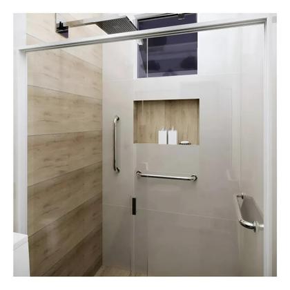 Imagem de Kit 4 Barras De Apoio Banheiro 40cm Suporte para PCD Deficiente Físico e Idosos