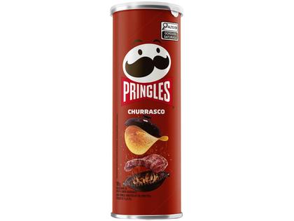 Imagem de Kit 4 Batatas Pringles Queijo 109g + Churrasco 