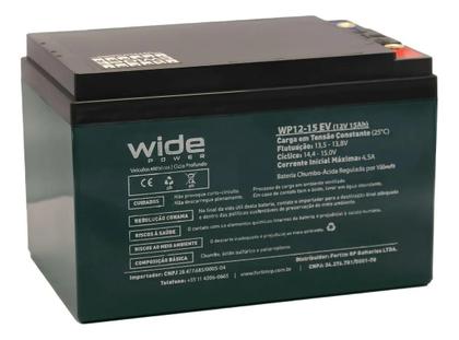 Imagem de Kit 4 Bateria Ciclo Profundo 12v 15ah Wide Bicicleta Elétrica