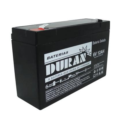 Imagem de Kit 4 Bateria Gel 6v 12ah Scooter Bike Elétrica Patinete - Duran