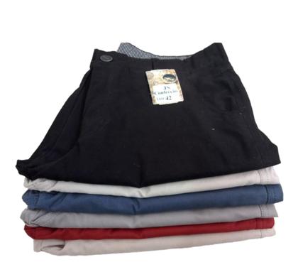 Imagem de kit 4 Bermudas Brim Lisa Masculina Sarja Coloridas Atacado 