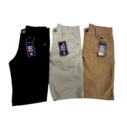 Imagem de Kit 4 Bermudas Brim masculina sarja infantil é juvenil com laycra