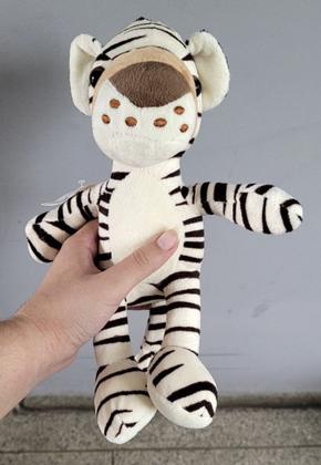 Imagem de Kit 4 Bichos de Pelúcia Animais da Selva 25cm com Ventosa