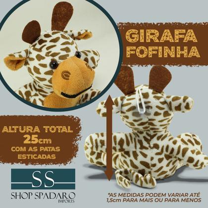 Imagem de Kit 4 Bichos de Pelúcia Animais da Selva 25cm com Ventosa