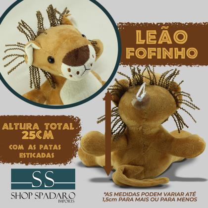 Imagem de Kit 4 Bichos de Pelúcia Animais da Selva 25cm com Ventosa