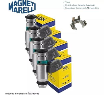 Imagem de Kit 4 Bico Injet Iwp143 Clio/Scénic/Par 1.6L 16V Gas 4 Bico