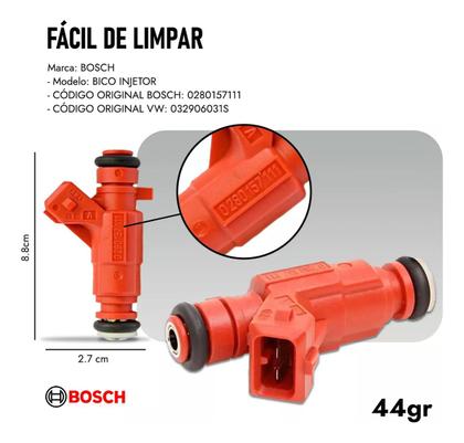 Imagem de Kit 4 Bico Injetor Gol G4 G5 G6 1.0 2010 Após 0280157111