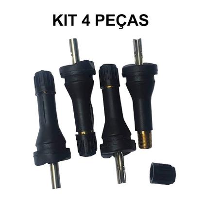 Imagem de Kit 4 Bico Válvula P/sensor Tpms Toro Jeep Renegade TR420