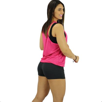 Imagem de Kit 4 Blusa Regata Cavada Dry Academia Feminina Premium