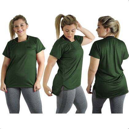 Imagem de Kit 4 Blusas Academia Blusão Mullet Feminina Dry Fit Treino