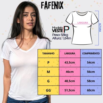 Imagem de Kit 4 Blusas Femininas Camiseta Basica Algodão Gola V Manga Curta Fafenix