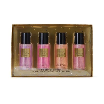 Imagem de Kit 4 Body Splash mini Victoria's Secret Shimmer 75ml cada