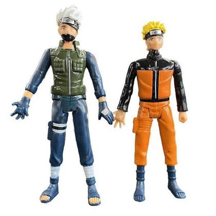 Imagem de Kit 4 Bonecos Action Naruto Shippunden Kakashi Minato Sasuke