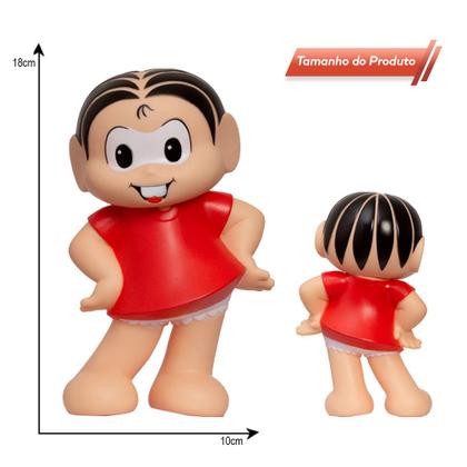 Kit 4 Bonecos Infantil Mônica Magali Cebolinha Cascão Grande
