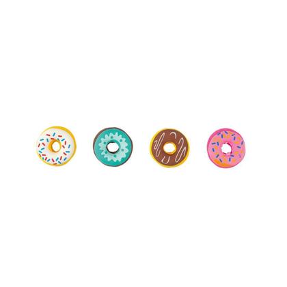 Imagem de Kit 4 Borrachas Escolar Donuts Tris Holic