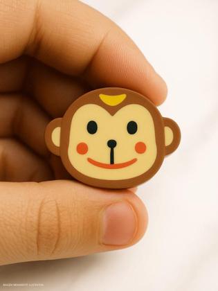 Imagem de Kit 4 Borrachas Estampa Animais  Não Mancha Nem Suja