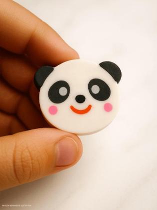 Imagem de Kit 4 Borrachas Estampa Animais  Não Mancha Nem Suja