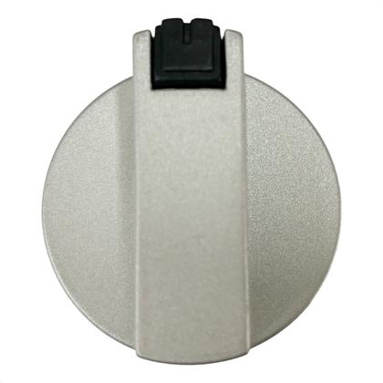 Imagem de Kit 4 Botão Manípulo Prata Fogão Cooktop Britânia Philco 4B 