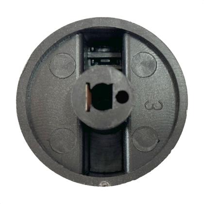 Imagem de Kit 4 Botão Manípulo Prata Fogão Cooktop Britânia Philco 4B 