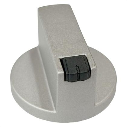 Imagem de Kit 4 Botão Manípulo Prata Fogão Cooktop Britânia Philco 4B 