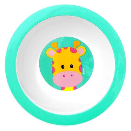 Imagem de Kit 4 Bowls Girafinha Pratinho Infantil p/ Alimentação 300ml Bebês e Papinha Buba
