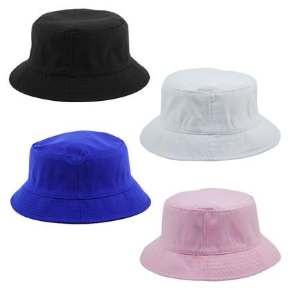 Imagem de Kit 4 Bucket Unissex Preto, Branco, Azul Royal E Rosa Claro