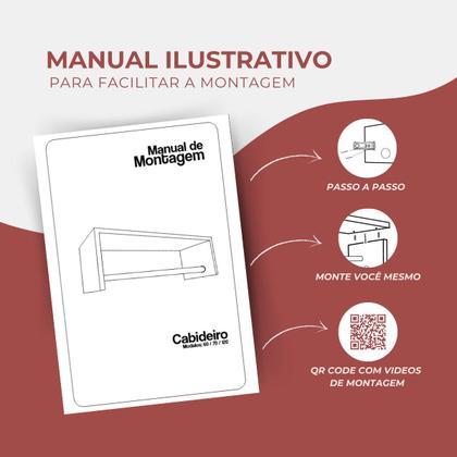 Imagem de Kit 4 Cabideiros De Parede Para Roupas Arara 50 Cm