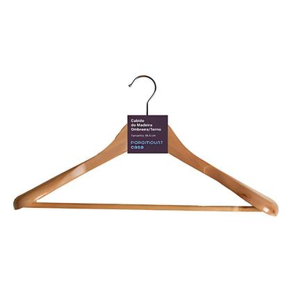 Imagem de Kit 4 Cabides Executivos Madeira Ombreira Blers Paramount