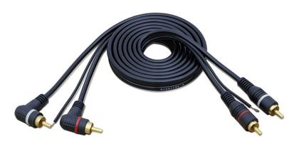 Imagem de Kit 4 Cabos Rca 5 Metros Som Automotivo E Amplificador Kx3