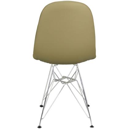 Imagem de Kit 4 Cadeiras Charles Eames Botonê Eiffel Base Metal Cromado