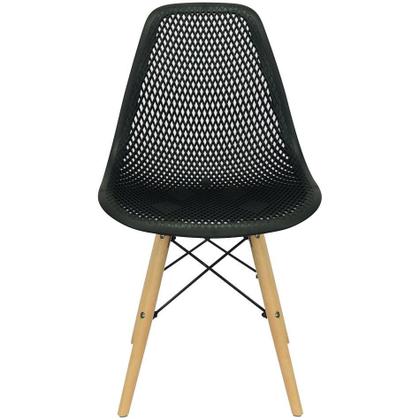Imagem de Kit 4 Cadeiras Charles Eames Colmeia Eiffel Base Madeira