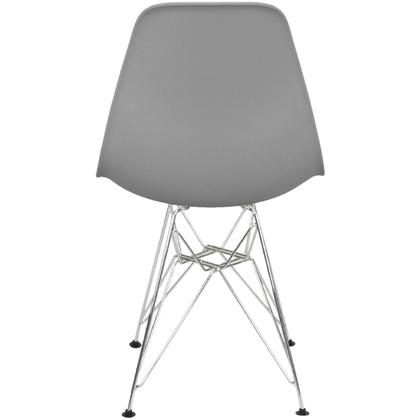 Imagem de Kit 4 Cadeiras Charles Eames Eiffel Base Metal Cromado