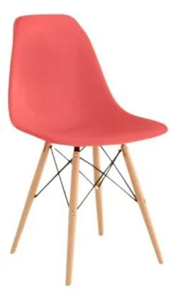 Imagem de Kit 4 Cadeiras Charles Eames Wood Design Eiffel Diversas Cores